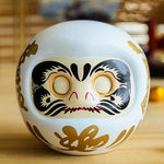 Charger l'image dans la galerie, Daruma Tirelire Traditionnelle Blanc