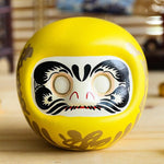 Charger l'image dans la galerie, Daruma Tirelire Traditionnelle Jaune