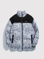 Charger l'image dans la galerie, Doudoune Streetwear Motifs Ourson 'Arioka'