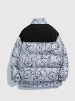 Charger l'image dans la galerie, Doudoune Streetwear Motifs Ourson 'Arioka'