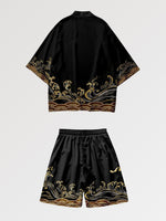 Charger l'image dans la galerie, Ensemble Kimono Short 'Aichi'
