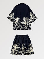 Charger l'image dans la galerie, Ensemble Kimono Short 'Akita'