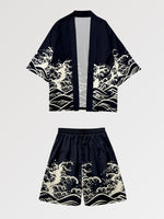 Charger l'image dans la galerie, Ensemble Kimono Short 'Akita'