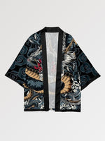 Charger l'image dans la galerie, Ensemble Kimono Short 'Dragon Traditionnel'