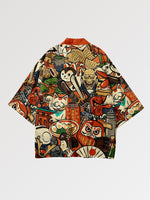 Charger l'image dans la galerie, Haori Japonais 'Daruma'