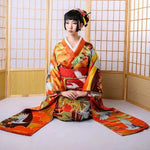 Charger l&#39;image dans la galerie, Kimono Style Japonais Femme &#39;Chikusei&#39;
