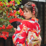 Charger l&#39;image dans la galerie, Kimono Traditionnel Femme &#39;Kasumigaura&#39;
