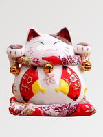 Charger l'image dans la galerie, Maneki-Neko Tirelire 'Boulier & Éventail'