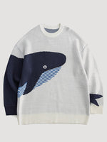 Charger l'image dans la galerie, Pull Japonais Baleine 'Kujira'