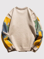 Charger l'image dans la galerie, Pull Japonais Motifs Chats 'Ryogoku'