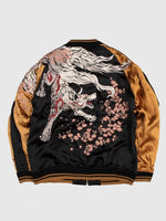 Charger l'image dans la galerie, Sukajan Brodé Renard Japonais