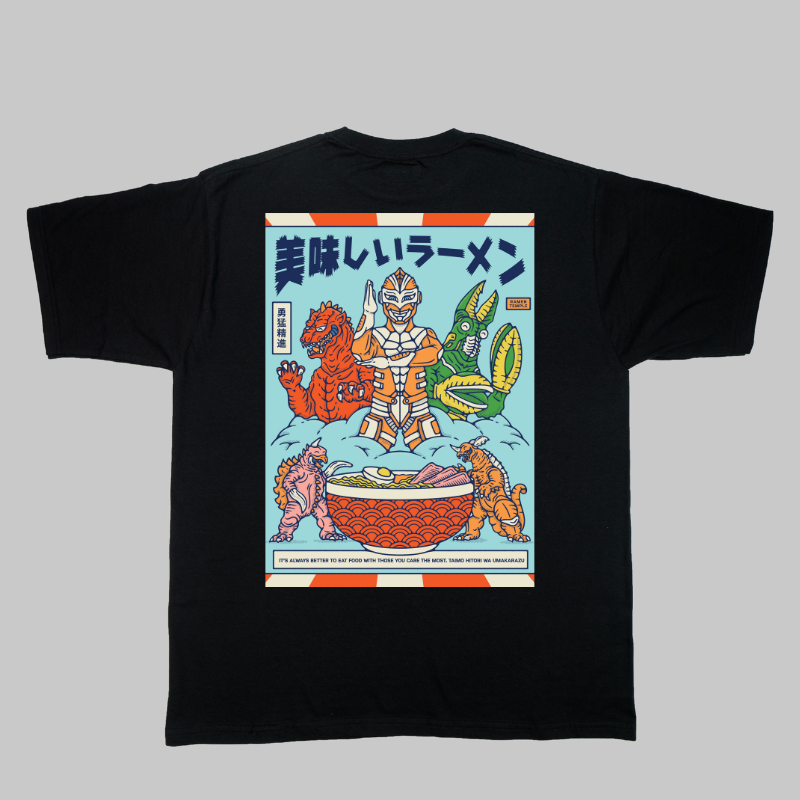 T-shirt Japonais Ramen Monster