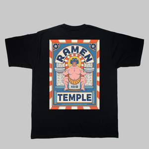 T-shirt Japonais Ramen Temple Sumo