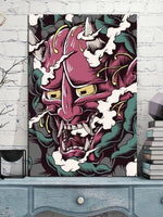 Charger l'image dans la galerie, Tableau Démon Japonais 'Hannya'