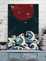 Charger l'image dans la galerie, Tableau Inspiration Nippone 'Papillon'