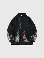 Charger l'image dans la galerie, Veste Brodée Fleurie