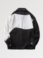 Charger l'image dans la galerie, Veste en Jean Noire et Blanche 'Jin'