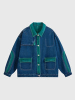 Charger l'image dans la galerie, Veste Japonaise Denim