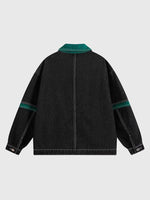 Charger l'image dans la galerie, Veste Japonaise Denim