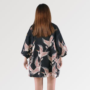 Veste Kimono Envol de Grues 'Itsukushima'