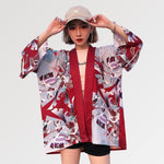 Charger l'image dans la galerie, Veste Kimono Streetwear Femme 'Okino'