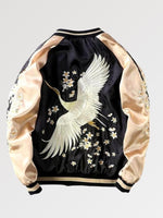 Charger l'image dans la galerie, Veste Sukajan Grue Japonaise 'Enoshima'