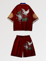 Charger l'image dans la galerie, Ensemble Kimono Short 'Rojo'