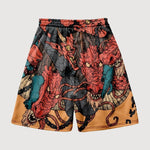 Charger l'image dans la galerie, Short Japonais Motif Dragon Rouge 'Doragon'