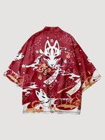 Charger l'image dans la galerie, Haori Japonais 'Kitsune'