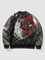 Charger l'image dans la galerie, Sukajan Brodé Motifs Traditionnels 'Aka'