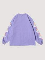 Charger l'image dans la galerie, T-shirt Anime Violet Manches Longues 'Logical'