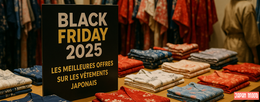 Black Friday 2025 : Les meilleures offres sur les vêtements japonais