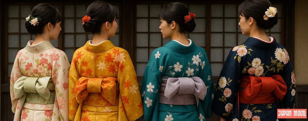 Le code couleur des kimonos selon les saisons et les occasions