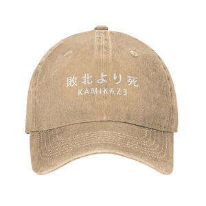 Casquette Inscription Japonaise 'Kamikaze'