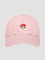 Charger l&#39;image dans la galerie, Casquette Motif Rose &#39;Hana&#39;
