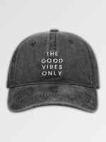 Charger l&#39;image dans la galerie, Casquette Style Japonais &#39;Good Vibes Only&#39;
