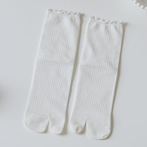 Chaussettes Tabi Blanches