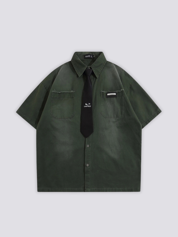 Chemise à Cravate
