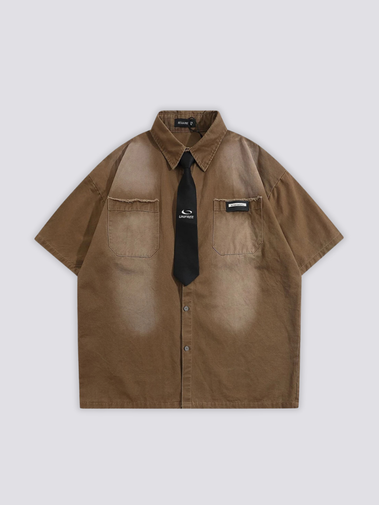 Chemise à Cravate