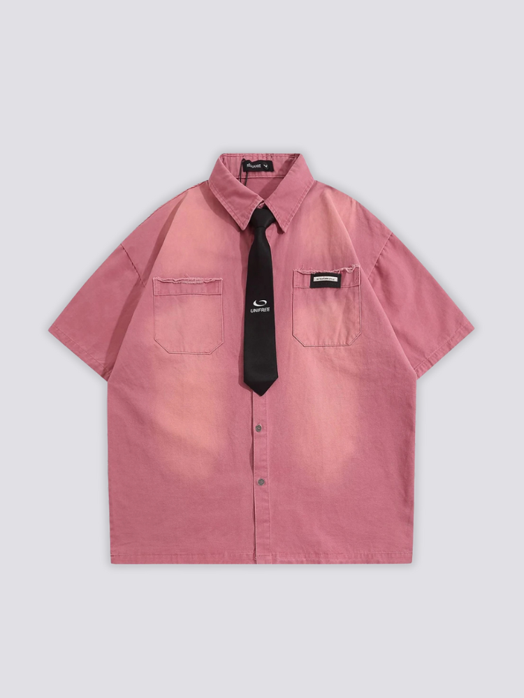 Chemise à Cravate
