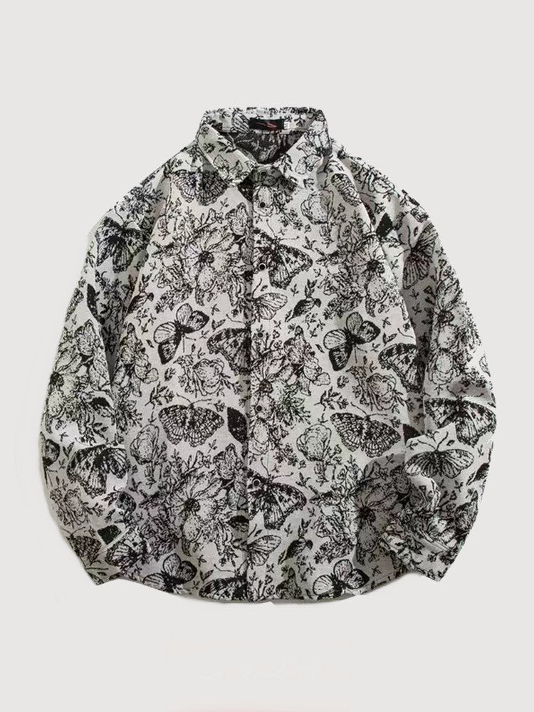Chemise Japonaise Papillon
