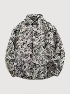 Chemise Japonaise Papillon