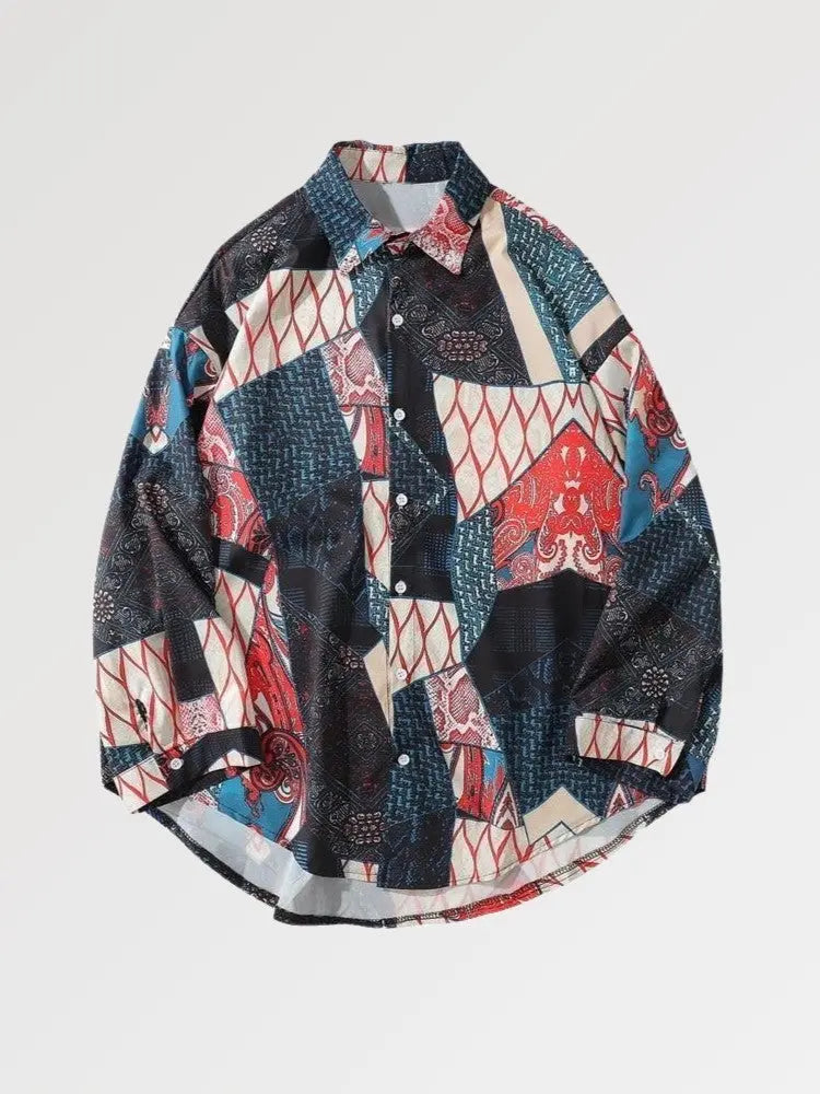 Chemise Japan Rags Gris Clair - 14 Ans - Comme Neuve