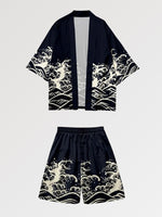Charger l&#39;image dans la galerie, Ensemble Kimono Short &#39;Akita&#39;
