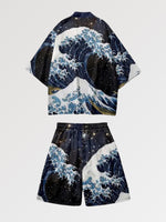 Charger l&#39;image dans la galerie, Ensemble Kimono Short &#39;Fukui&#39;
