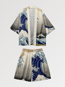 Ensemble Kimono Short 'Fukuoka'