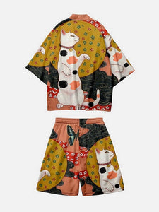 Ensemble Kimono Short 'Neko'