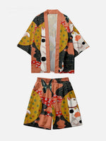 Charger l&#39;image dans la galerie, Ensemble Kimono Short &#39;Neko&#39;
