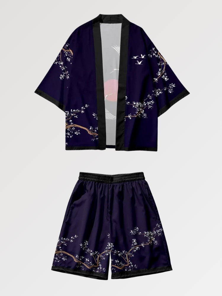 Ensemble Kimono Short 'Soleil Levant'