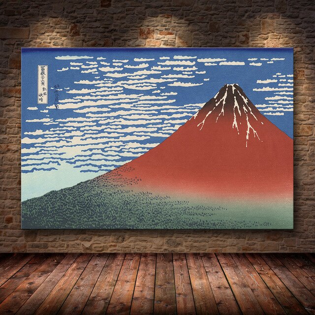 Estampe Japonaise Montagne 'Sakurajima'
